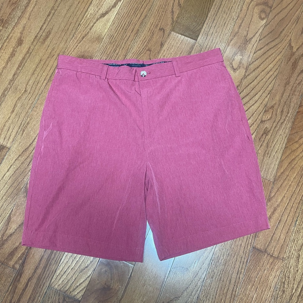 TailorByrd Men’s Performance Golf Shorts Heather Red/Pink Size 36